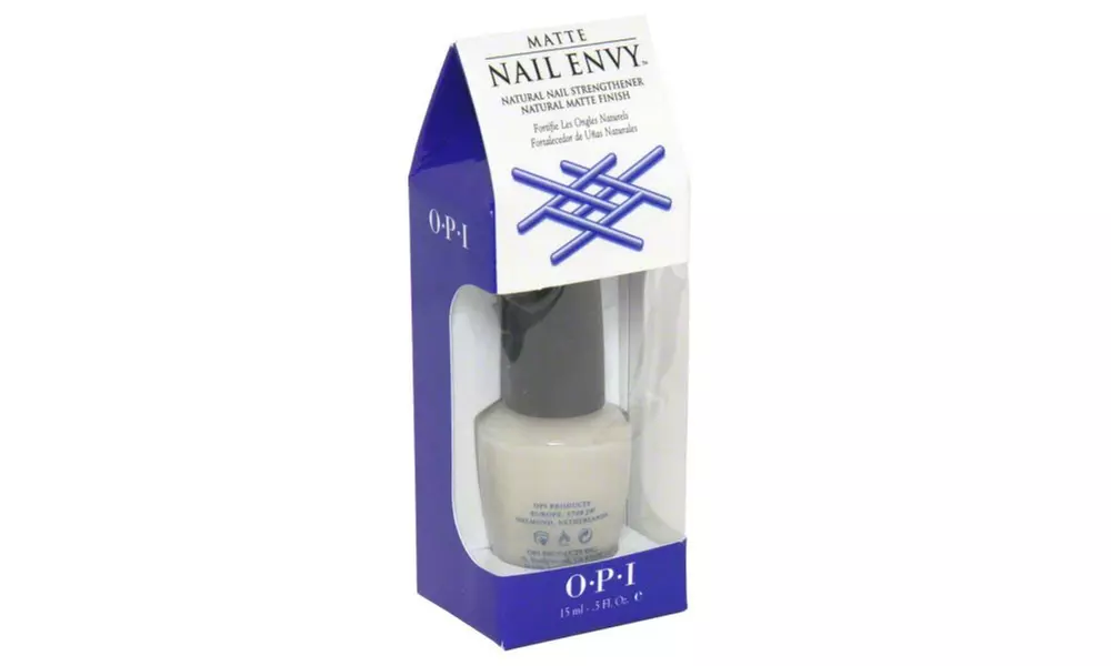 OPI Nail Envy Natural MATTE Finish Natural Nail Strengthener, 0.5 Oz/15mL - Primary Image