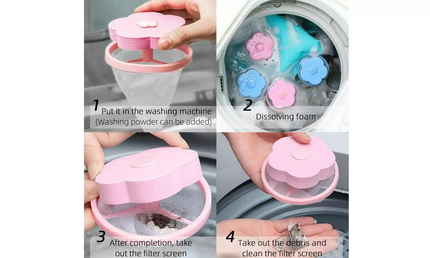 Floating Pet Fur Catcher Laundry Lint Pet Hair Remover For Washing Machine
