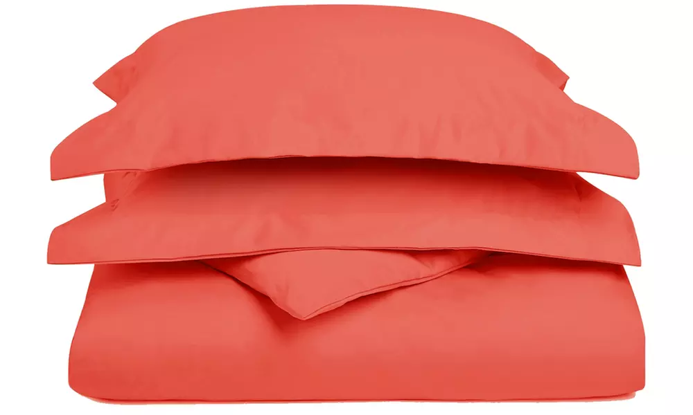 Superior 1200 Thread Count Solid Cotton Blend Duvet Cover Sets (3-Piece) - Second Medium