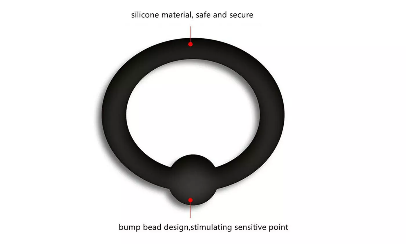 3/4pcs C-Ring Soft Stretchy Silicone Stay Hard Penis Rings Last Longer
