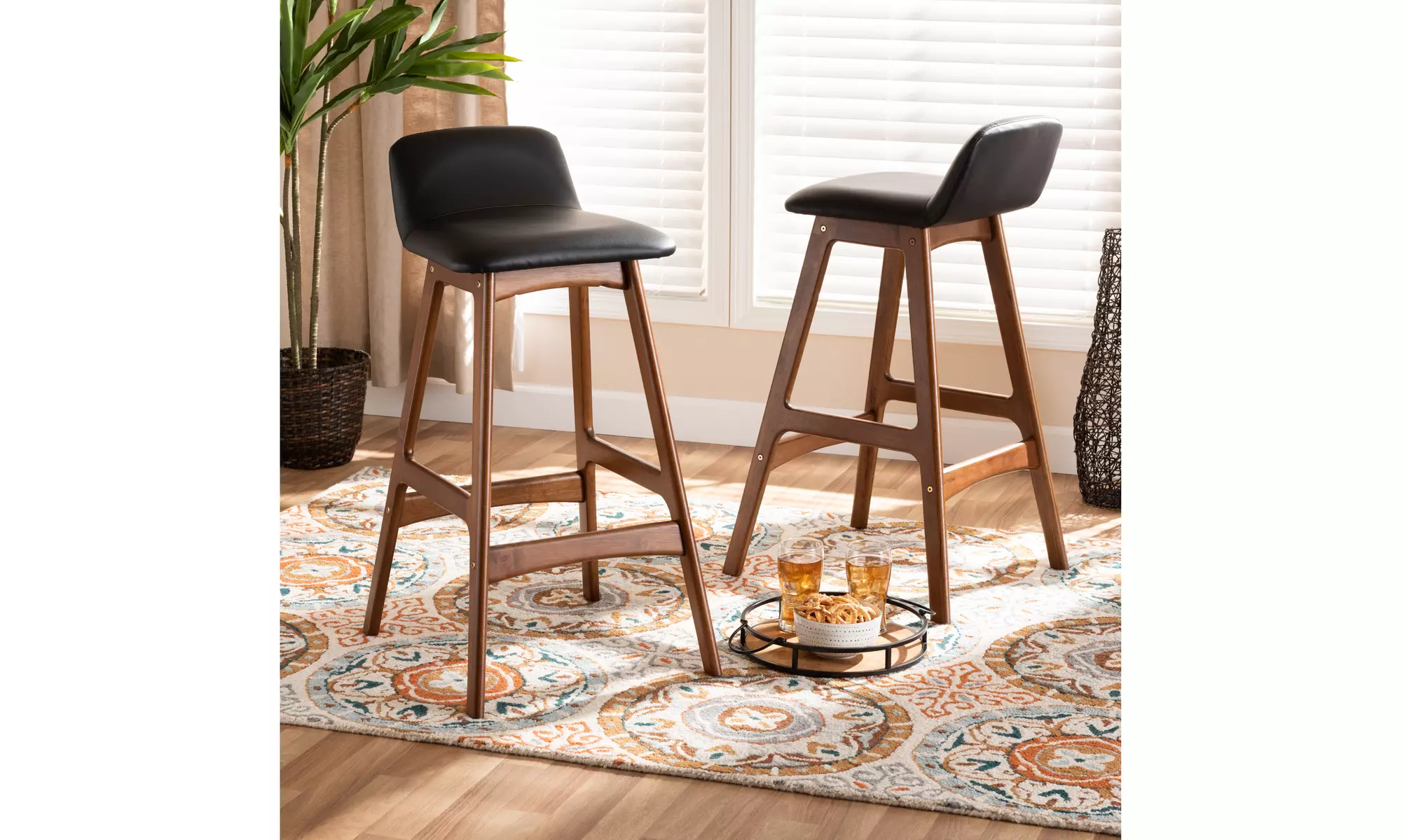 Darrin Mid-Century Bar Stools - Second Medium