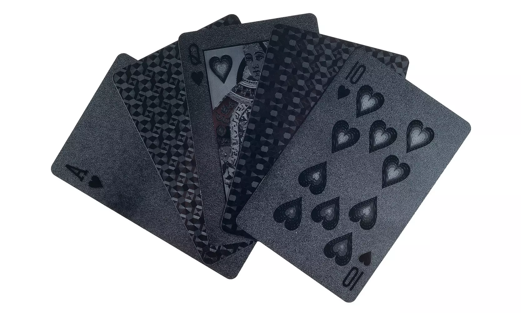 Devil Black Embossed Playing Cards - Primary Image