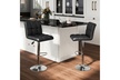 Two or Four Costway Swivel Bar Stools with Heavy-duty Metal Base and Footrest - Second Medium