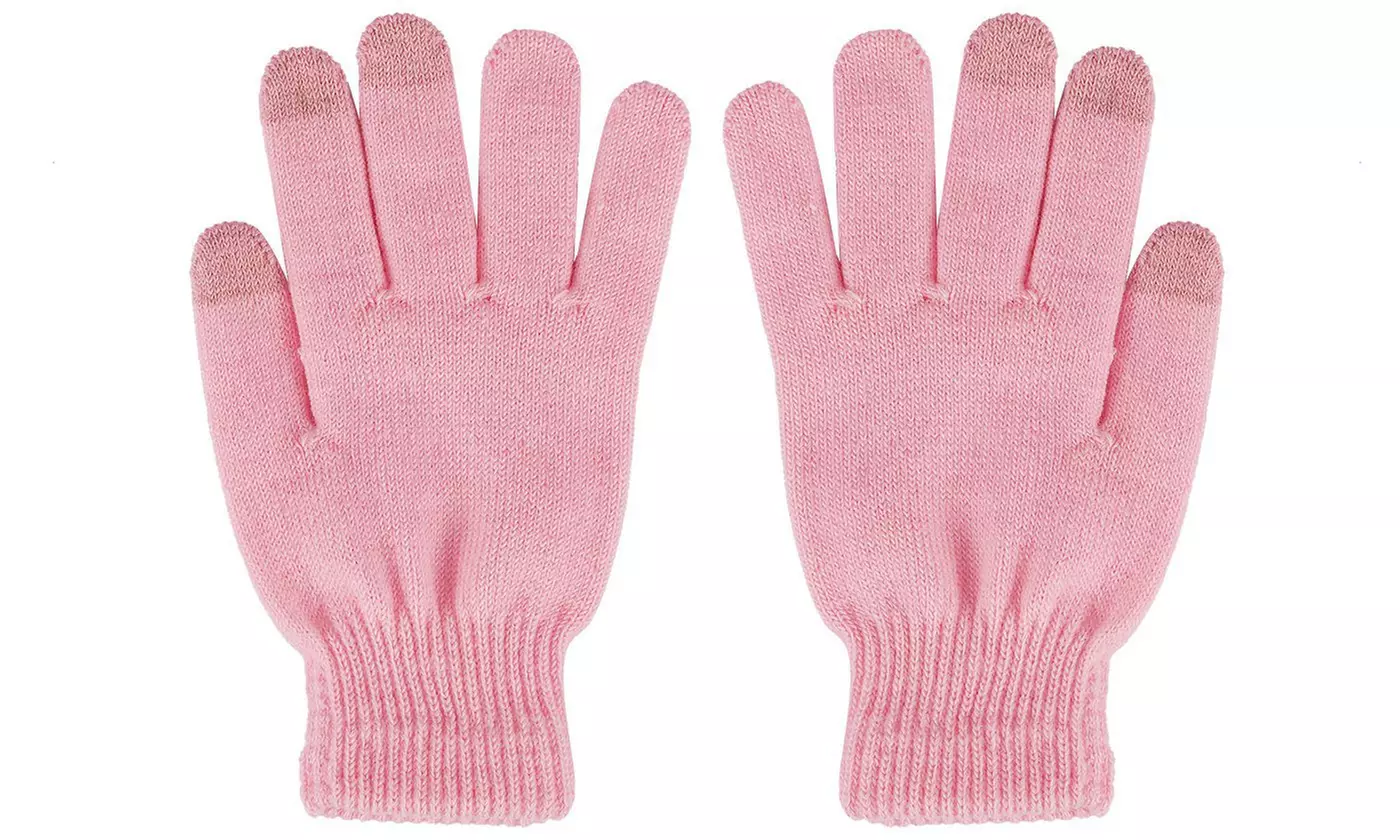 N'POLAR Stretch Knit 3 Finger Touchscreen Warm Winter Gloves for Men & Women