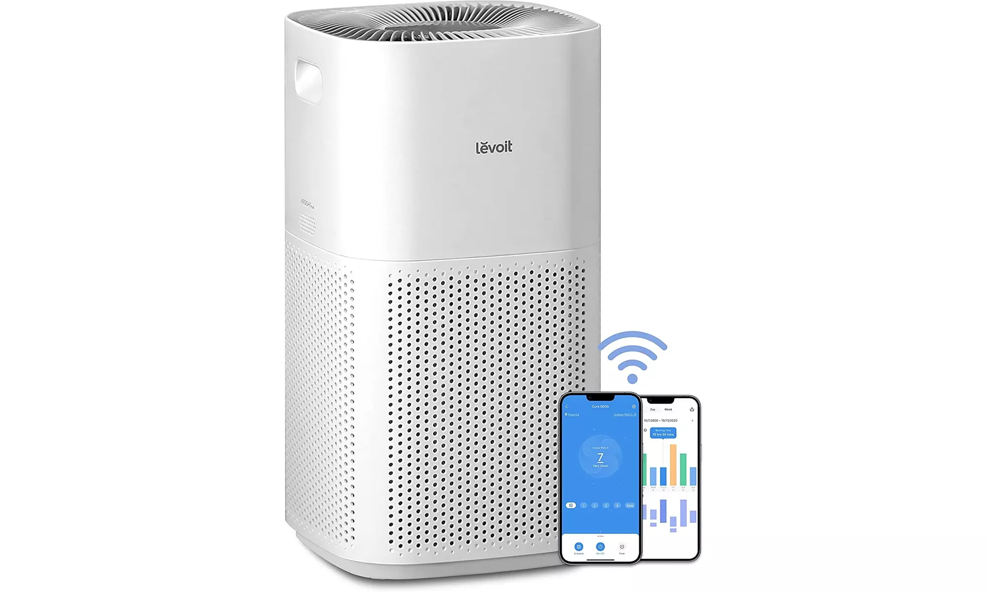 Levoit Air Purifier PlasmaPro, for X-Large Rooms (1588 Sq. ft), White - Primary Image
