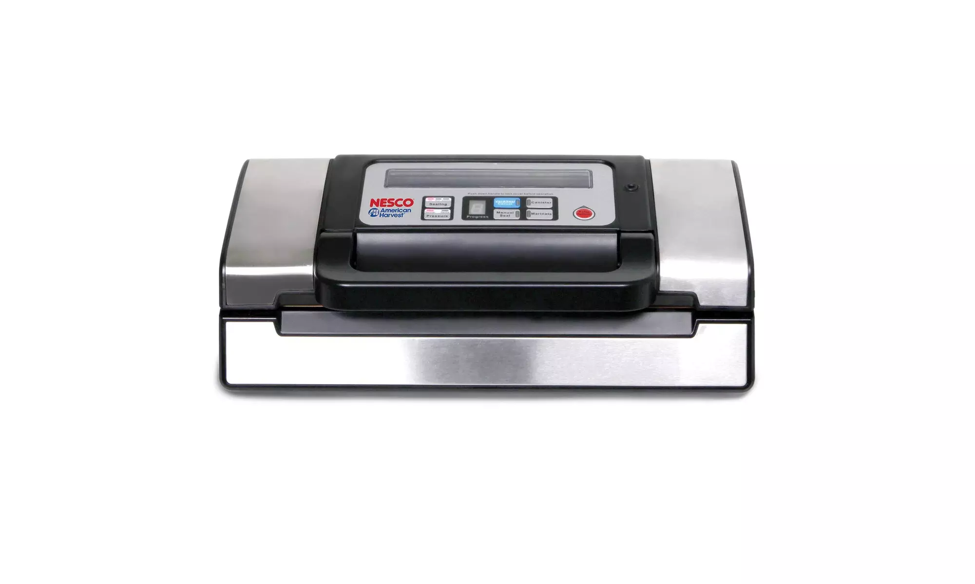 NESCO VS-12, Deluxe Vacuum Sealer with Bag Starter Kit and Viewing Lid - Primary Image