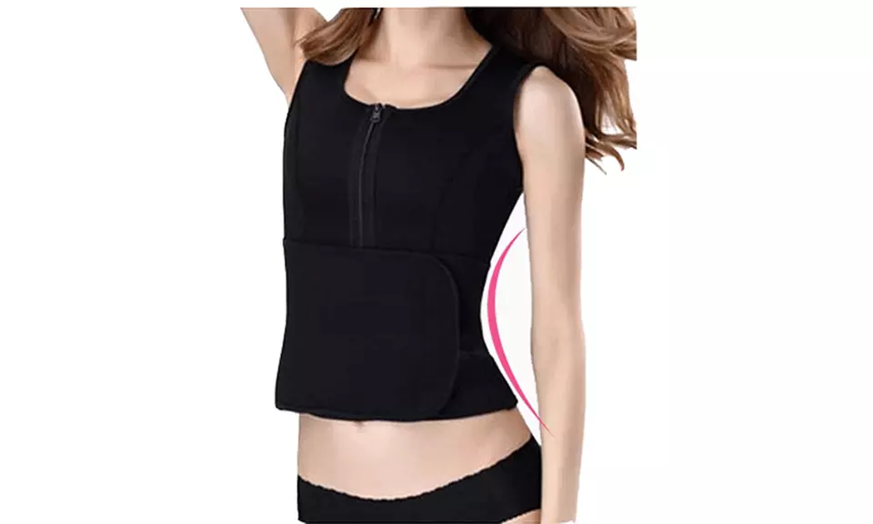 Neoprene Waist Slim Compression Trainer Corset Sweating Shapewear Suits - Second Medium