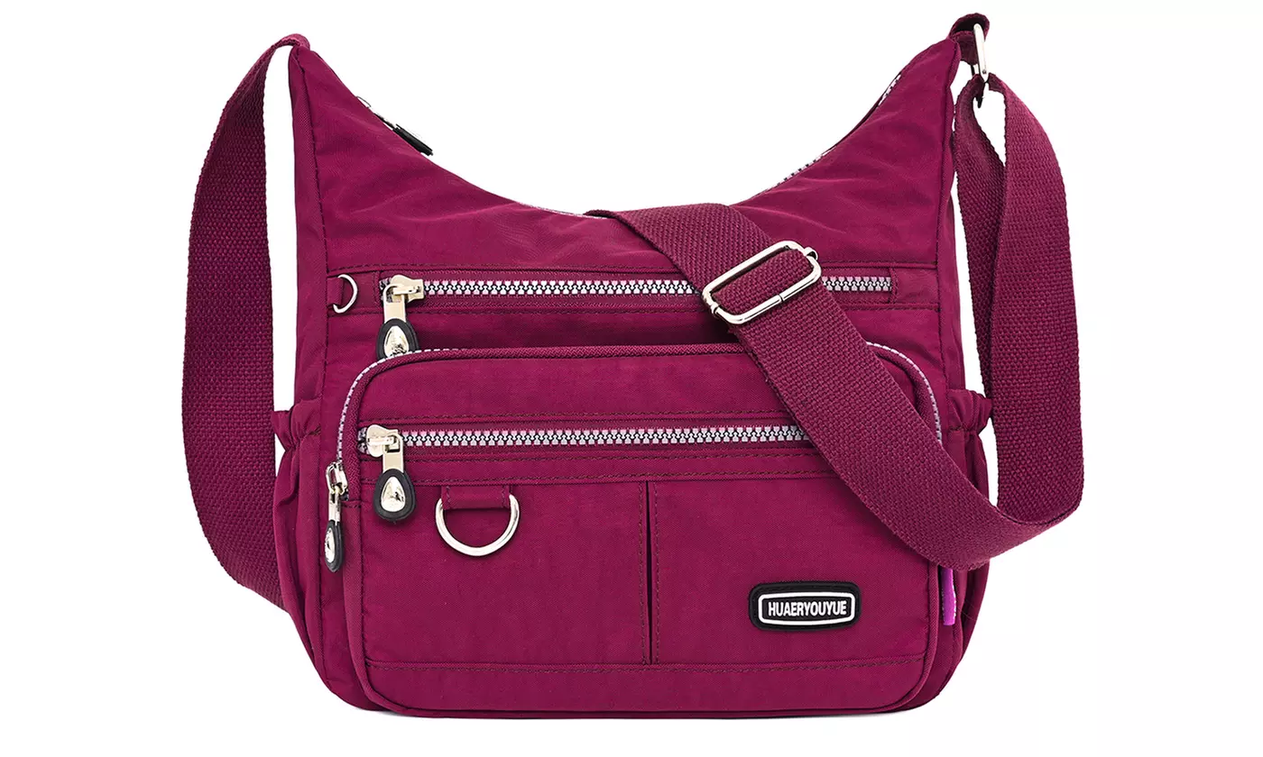 ItBelongs2U Women Nylon Waterproof Shoulder Messenger Lightweight Crossbody Bag