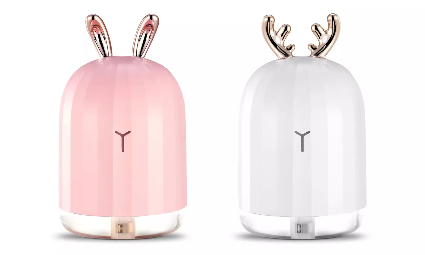 iMounTEK 220ml 7-Color LED Cool Mist Air Humidifier Ultrasonic Diffuser Atomizer - Primary Image