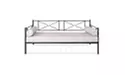 Costway Twin Metal Daybed Frame with Slat- Platform Sofa Bed for Living Room