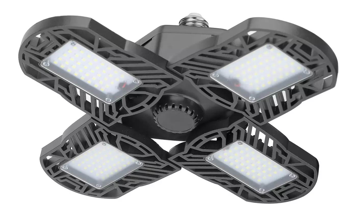 iMounTEK E26/E27 120W 12000LM 6500K Deformable LED Garage Lights (1- or 2-Pack) - Primary Image