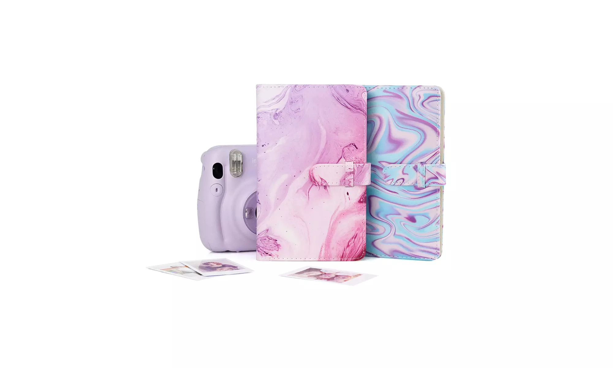 (96 Pockets) Portable Photo Album for Fujifilm Instax MIni Polaroid Instant Film - Primary Image
