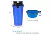 Collapsible Dog Water Bottle Dog Bowls for Traveling Pet Food Container 2-in-1 - Second Medium