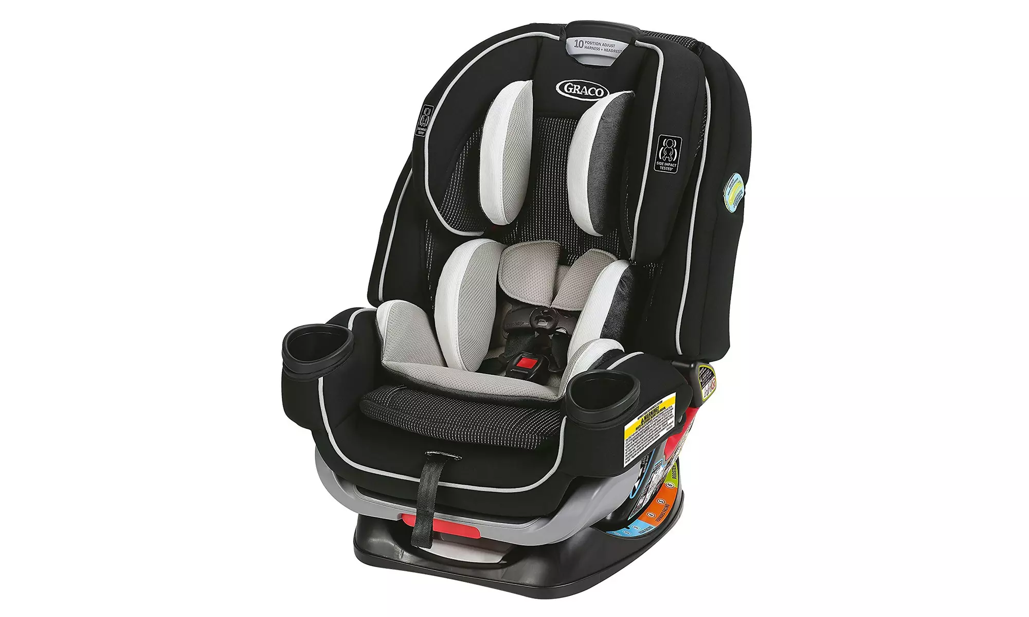  Graco 4Ever Extend2Fit All-in-One Convertible Car Seat, Clove  - Primary Image
