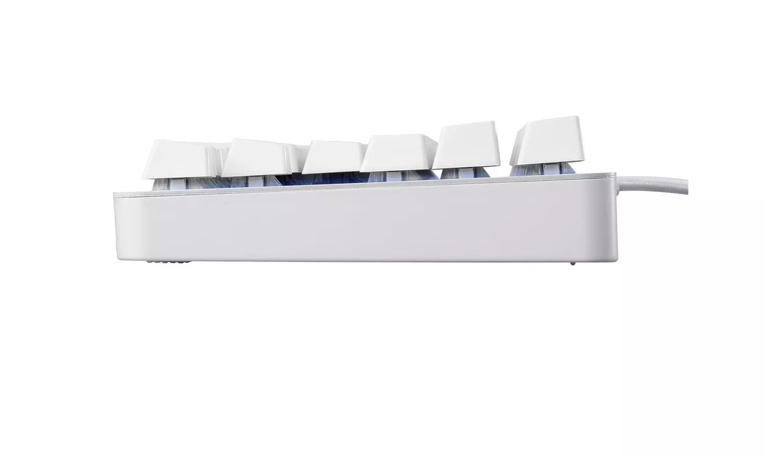 Workstream by Monoprice Brown Switch Tenkeyless Mechanical Keyboard, White - Second Medium