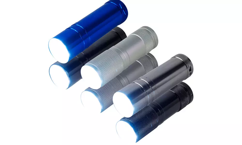 Whetstone Aluminum 9-LED Flashlights with Batteries (6 Pack) - Primary Image