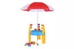 Iuhan Kids Summer Beach Toy Large DIY Sand and Water Table Play Sand Tool - Second Medium