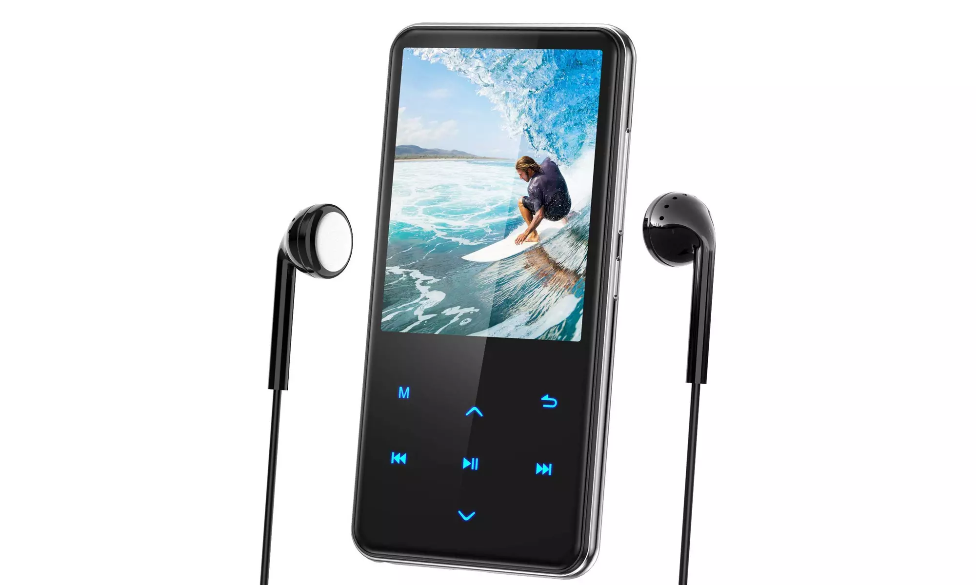 2.4-inch large-screen MP3 player with Bluetooth, 16GB music player - Primary Image