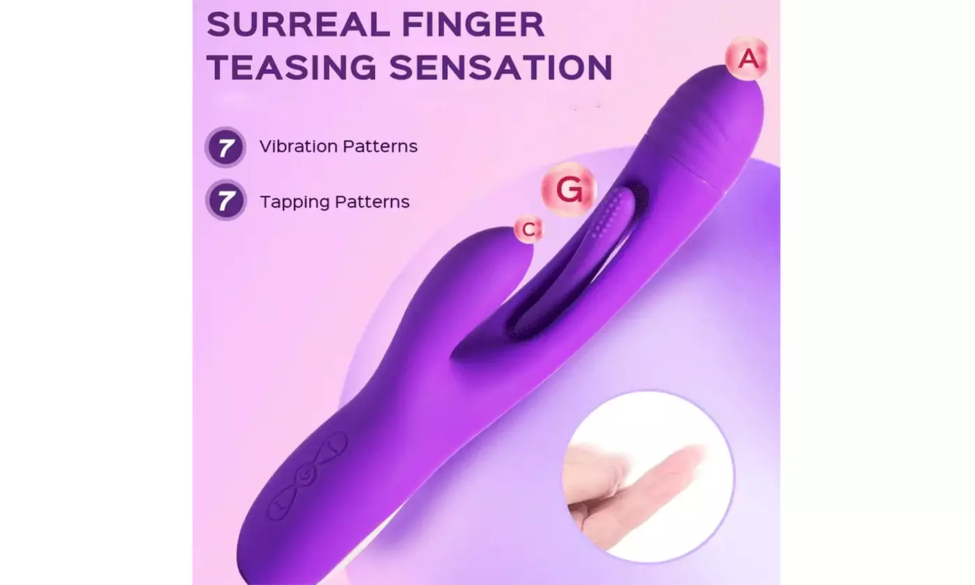 G Spot Rabbit Vibrator with 7 Flapping Modes