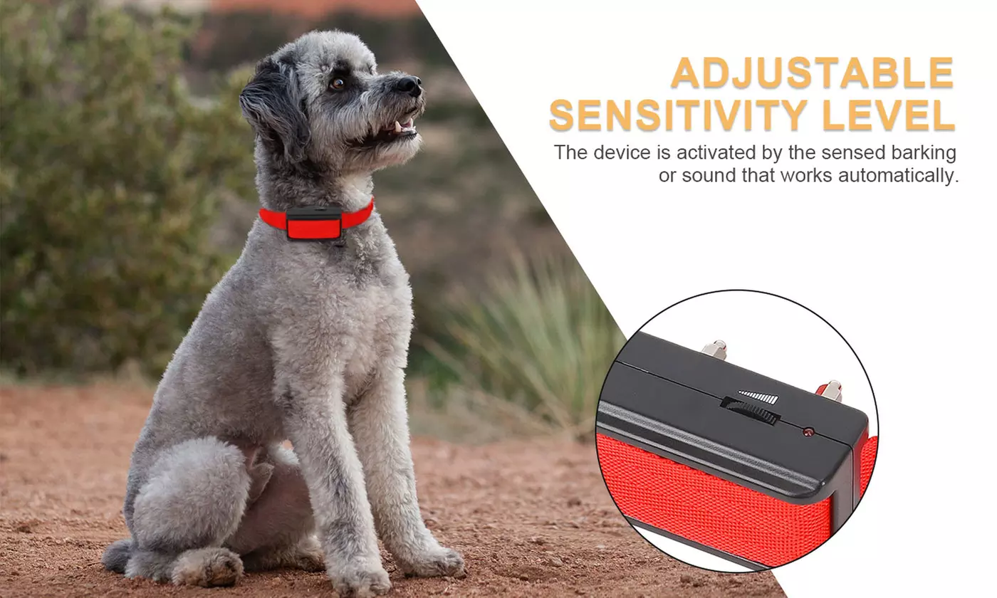 Smart Dog Bark Collar Waterproof Anti Barking Automatic Dog Training Collar