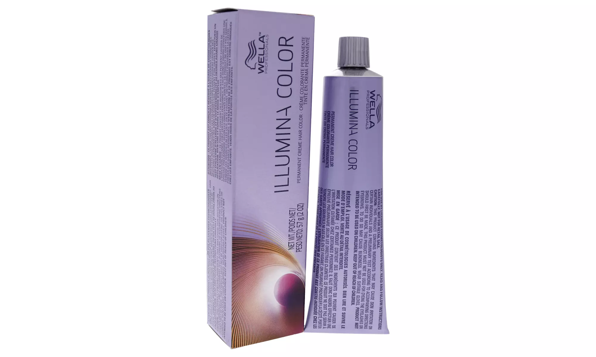 Illumina Color Permanent Creme Hair Color - 7-3 Medium Blonde-Gold Wella 2 oz - Second Medium