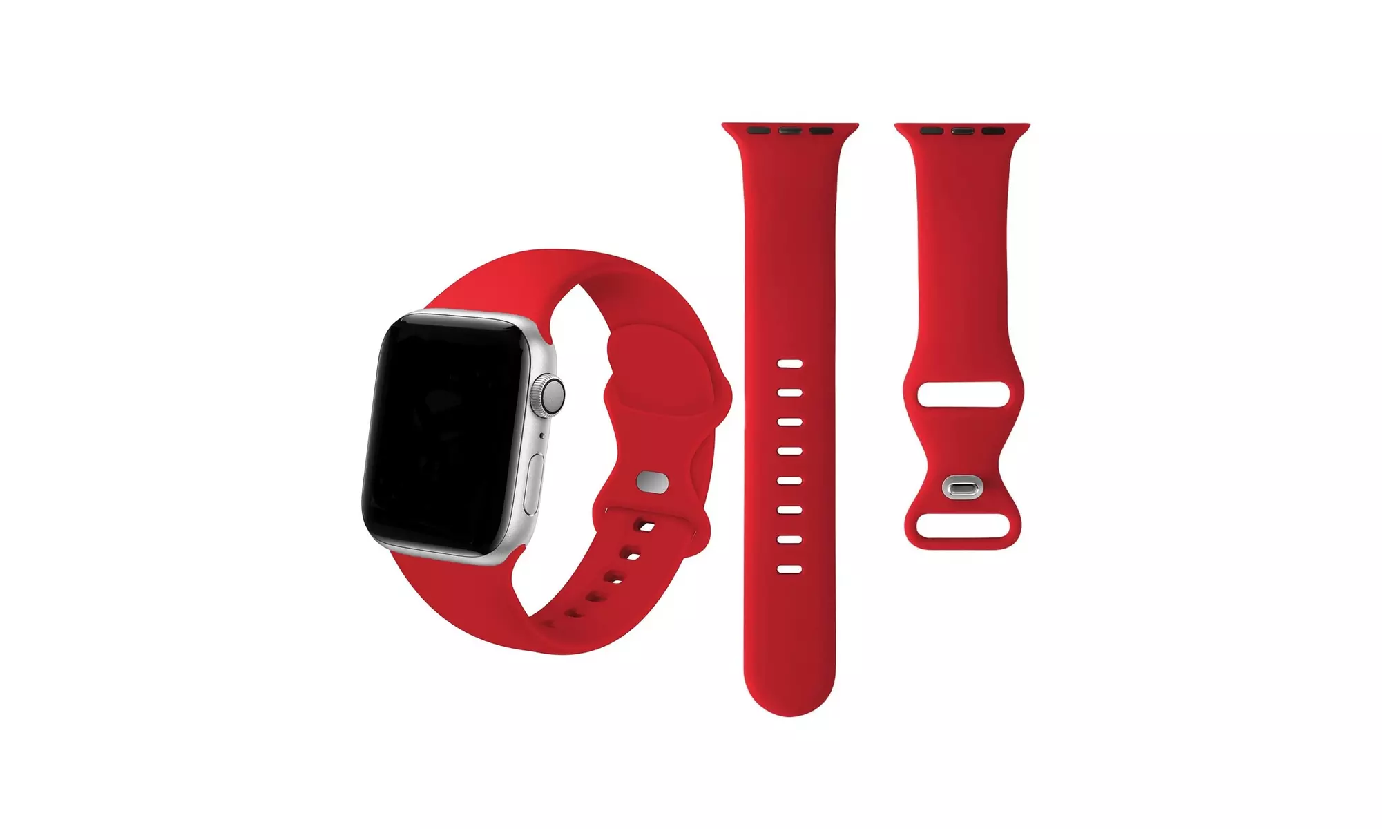 Silicone Sport Band for Apple iWatch 38/40/41mm 42/44/45mm Series 1-7