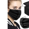 (100-Pack) Black Disposable Non-Medical 3-Ply Face Masks | Groupon