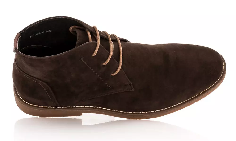 Adolfo Keith Men's Microsuede Chukka Boots 