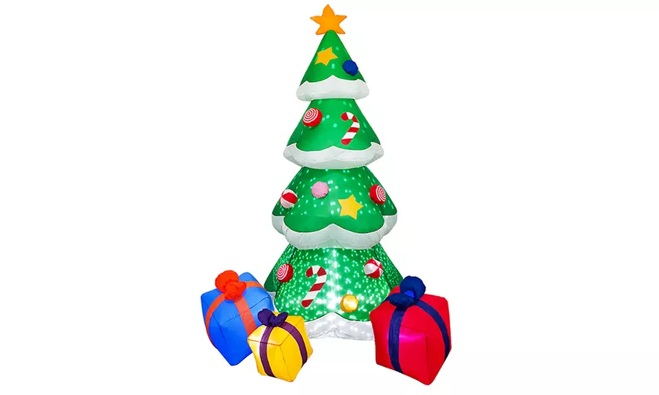 7ft Christmas Tree Inflatable with LED Lights Outdoor Home Decor - Primary Image