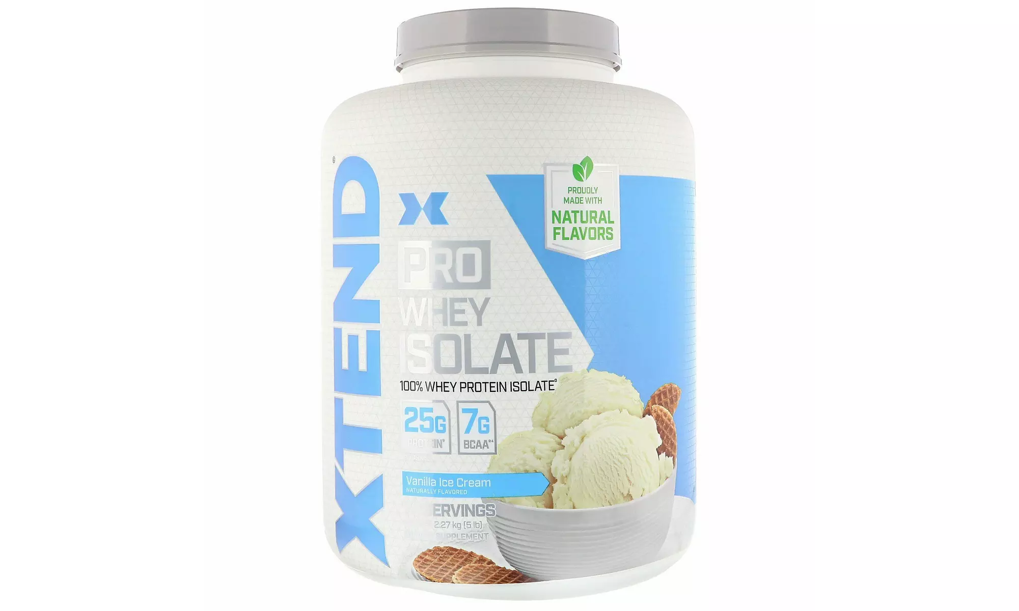 New Xtend Pro, Whey Isolate, Vanilla Ice Cream, 5 lb - Second Medium