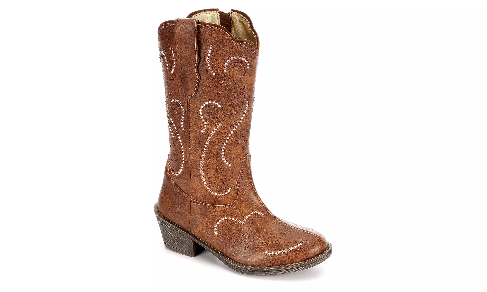 Cupcake Couture Girls Larkin Bedazzled Western Shoes - Primary Image