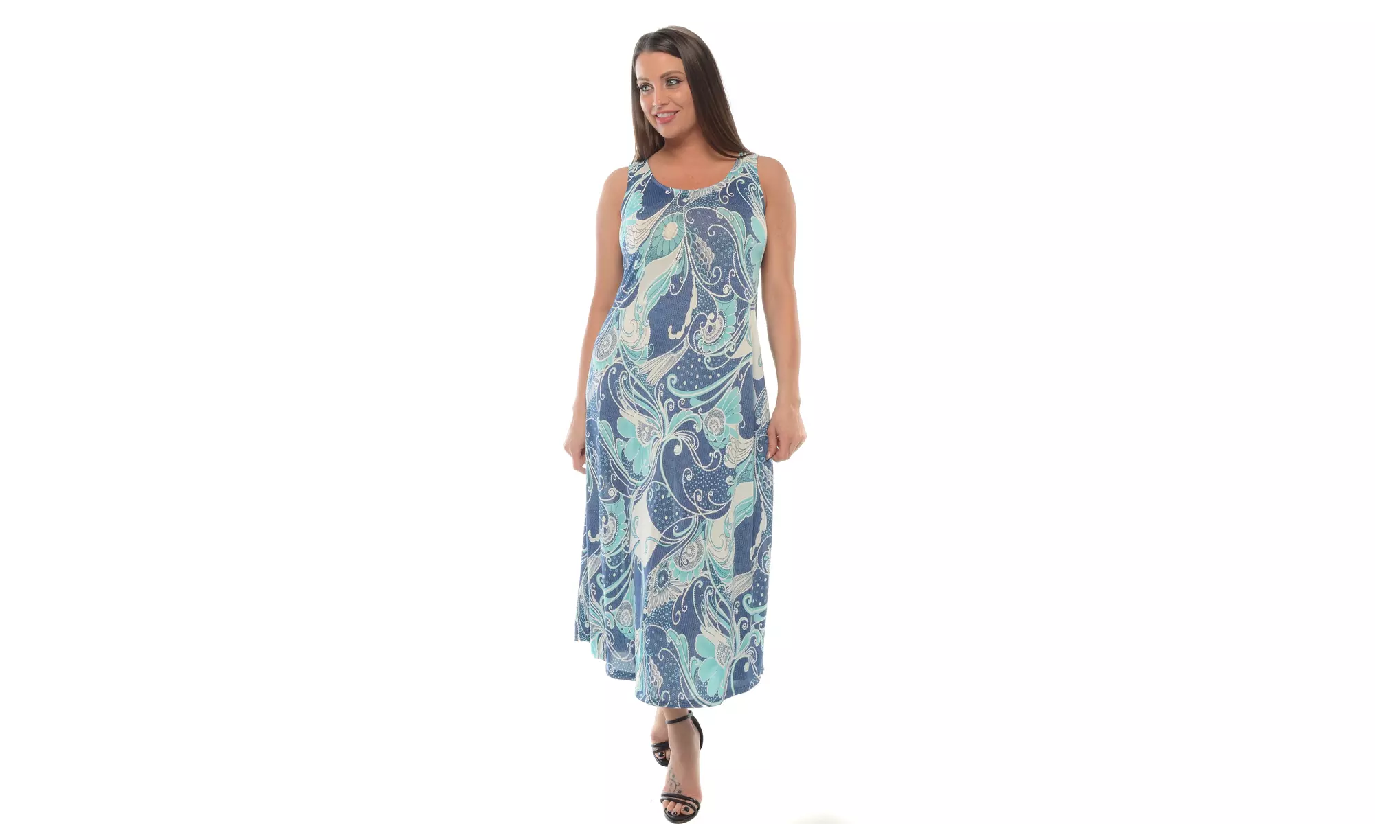 Long Spring Tank Dresses 