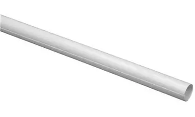 National Brand Alternative 2489574 Shower Rod Cover 72 In. White Pack Of 12 - Second Medium