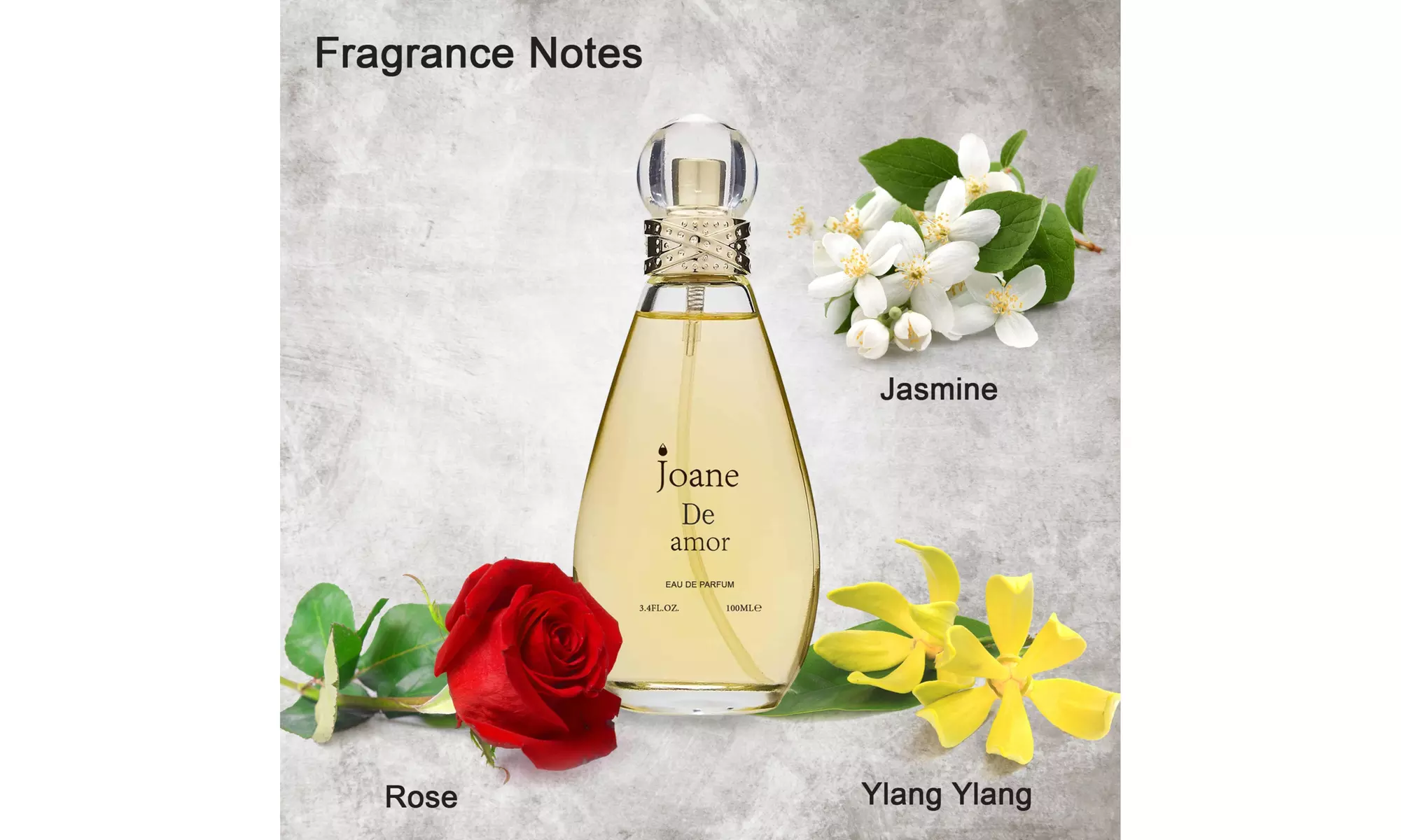 Joane De Amor Eau de Parfum 3.4 FL.OZ Luxurious Fragrance for Women