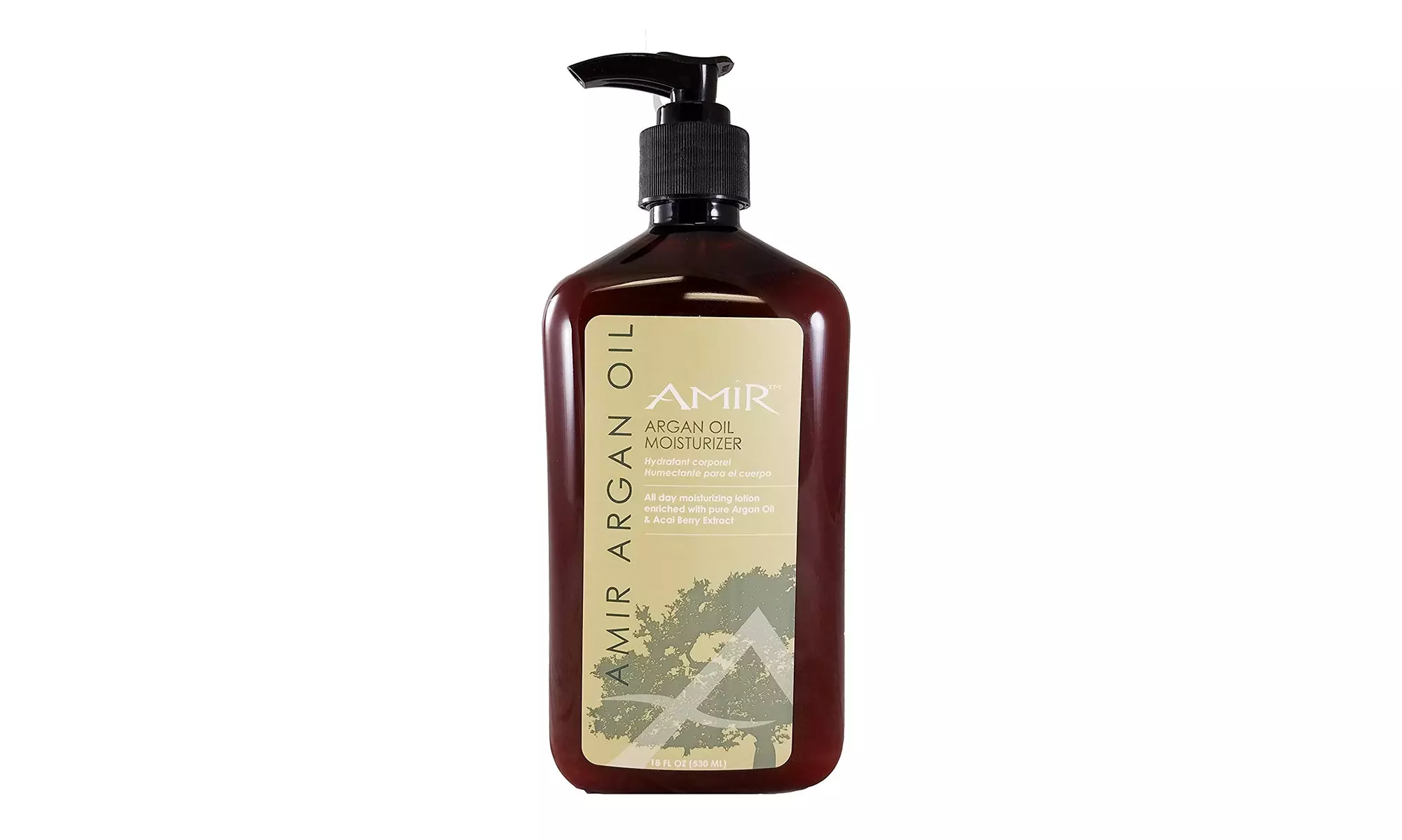 Amir Argan Oil Body Moisturizer Lotion w/ Acai Berry extract, 18 fl.oz - Primary Image