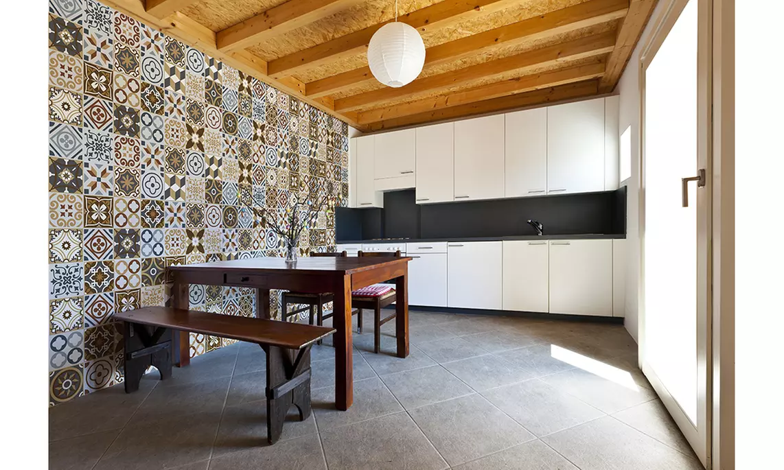 48-Piece Peel & Stick Wallpaper Mix Tile Decals (15x15 cm), Home, Kitchen, Bath - Primary Image