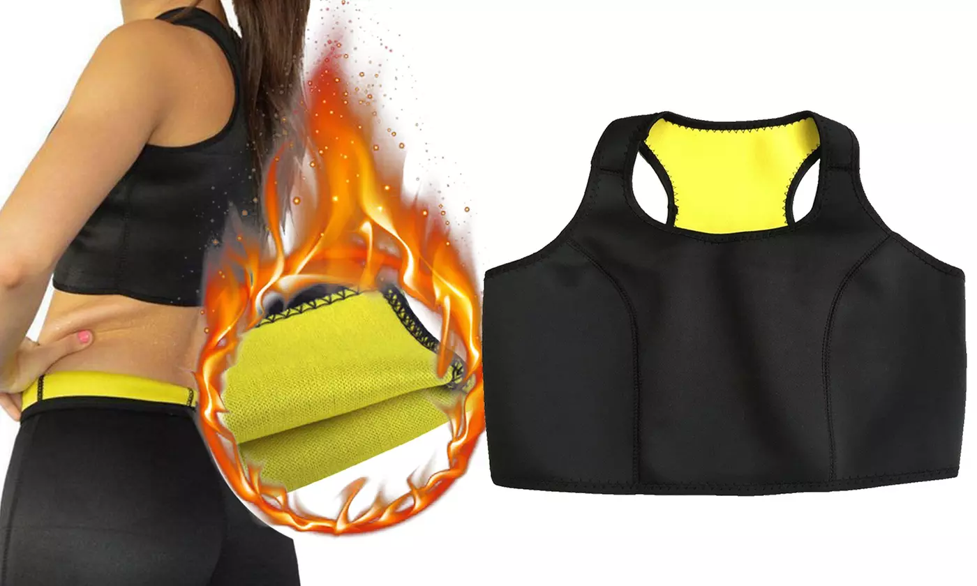 Women Slimming Vest Shapers Stretch Sports Bra Tops Fat Blaster Training Corset - Second Medium