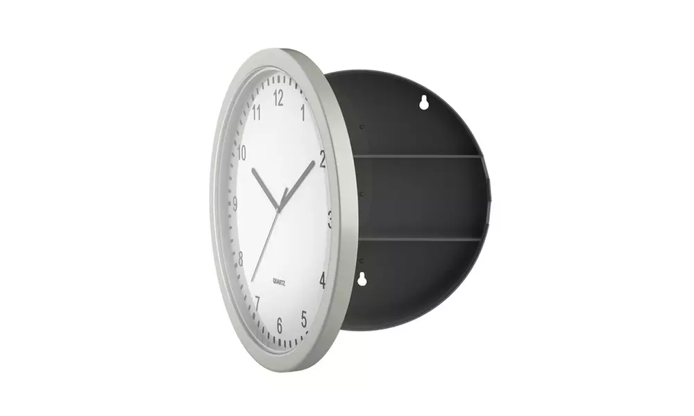 Wall Clock with Hidden Safe - 10 Inches - Primary Image