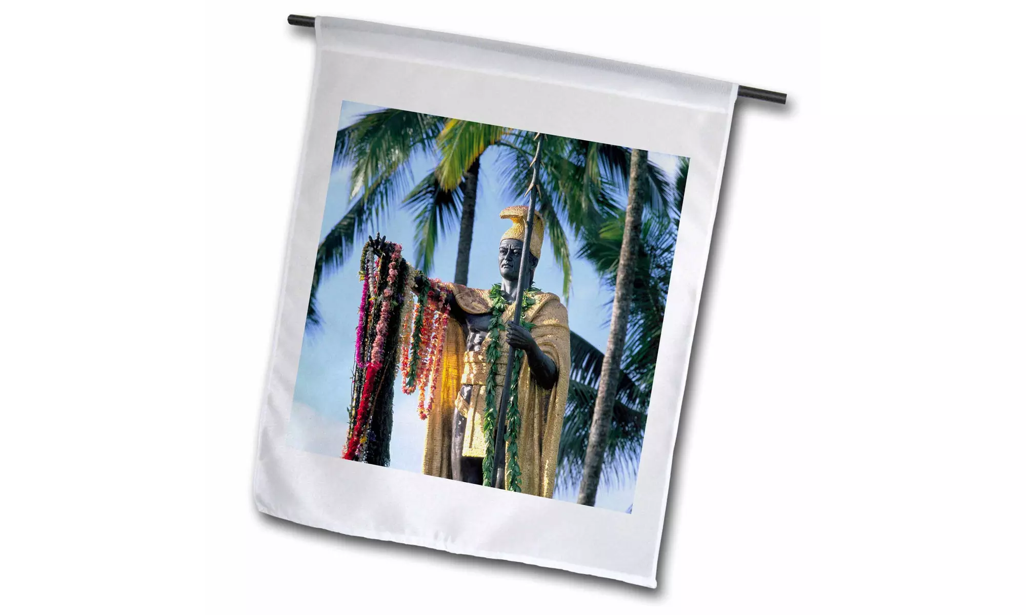  Garden Flag King Kamehameha Statue Hilo Island of Hawaii - US12 DPB0438 - Doug - Primary Image
