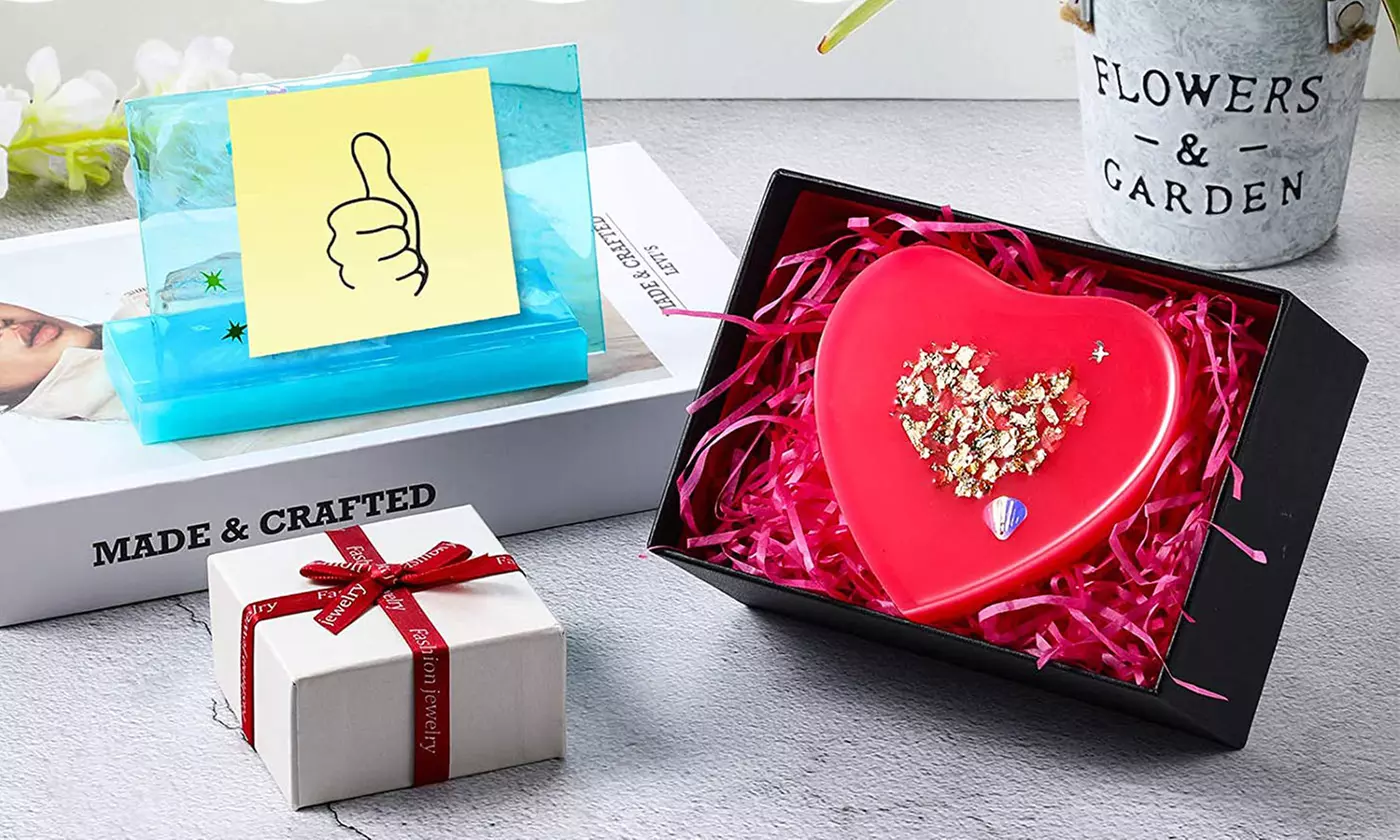 2Pcs DIY Silicone Photo Frame Molds Resin Epoxy Craft Mould Tool Love Gift - Second Medium