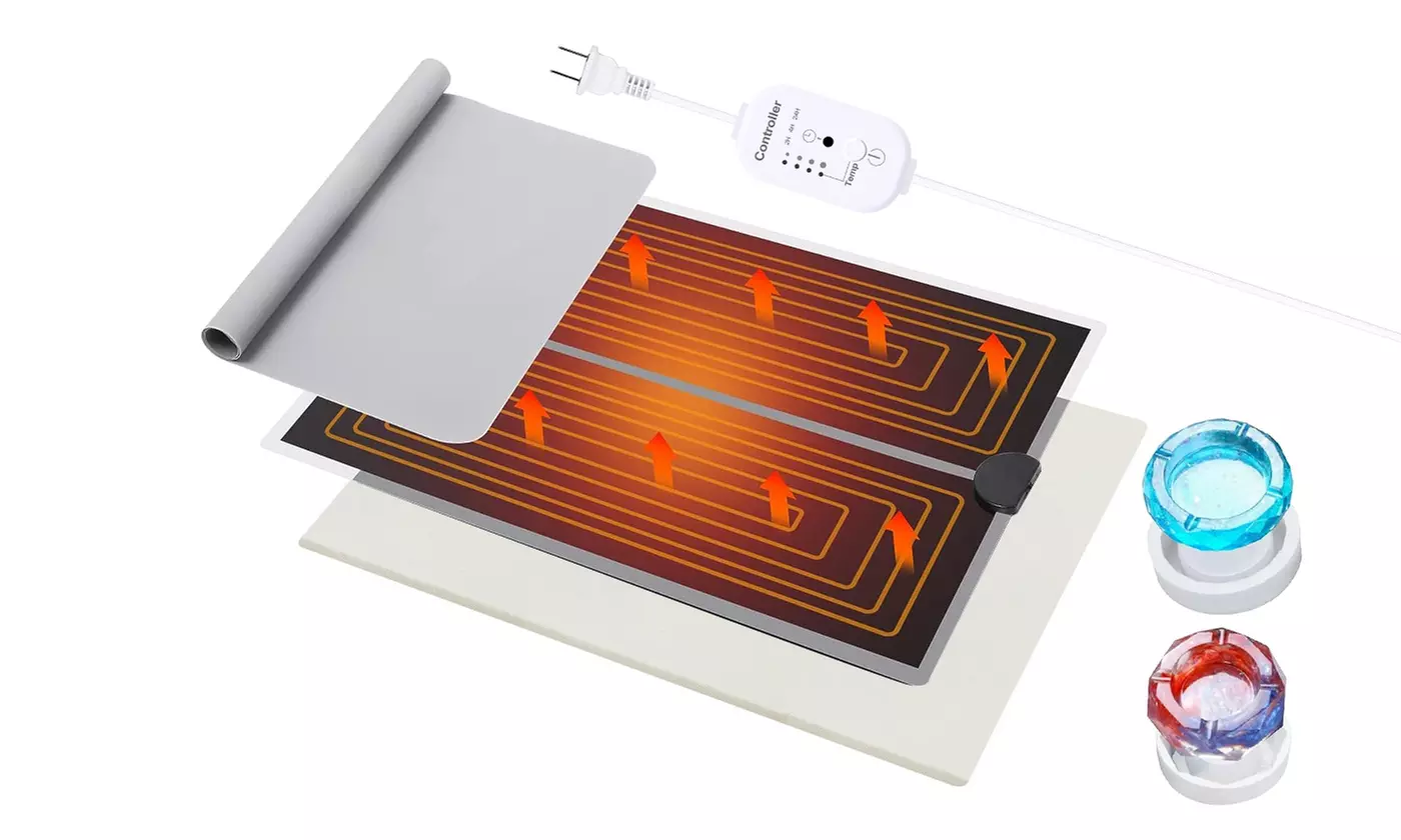 iMounTEK Resin Heating Mat Resin Curing Machine Silicone Mat Quick Resin Dryer