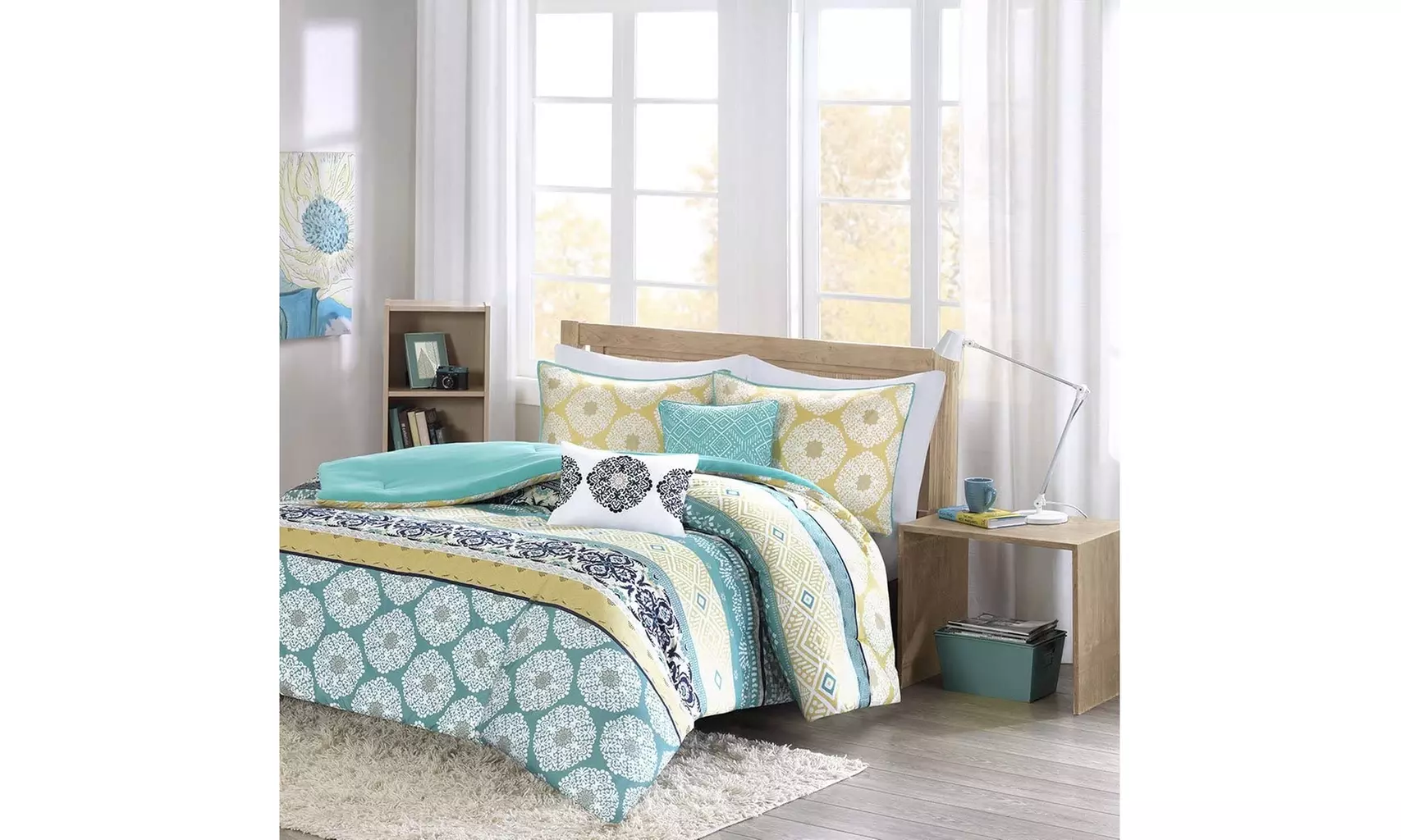 Intelligent Design Cozy Comforter Set Casual Boho - Second Medium