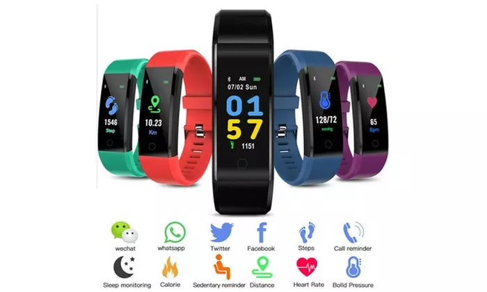 Water-Proof Fitness Tracker Activity Band & Smart Watch Fitness Tracker iOS - Primary Image