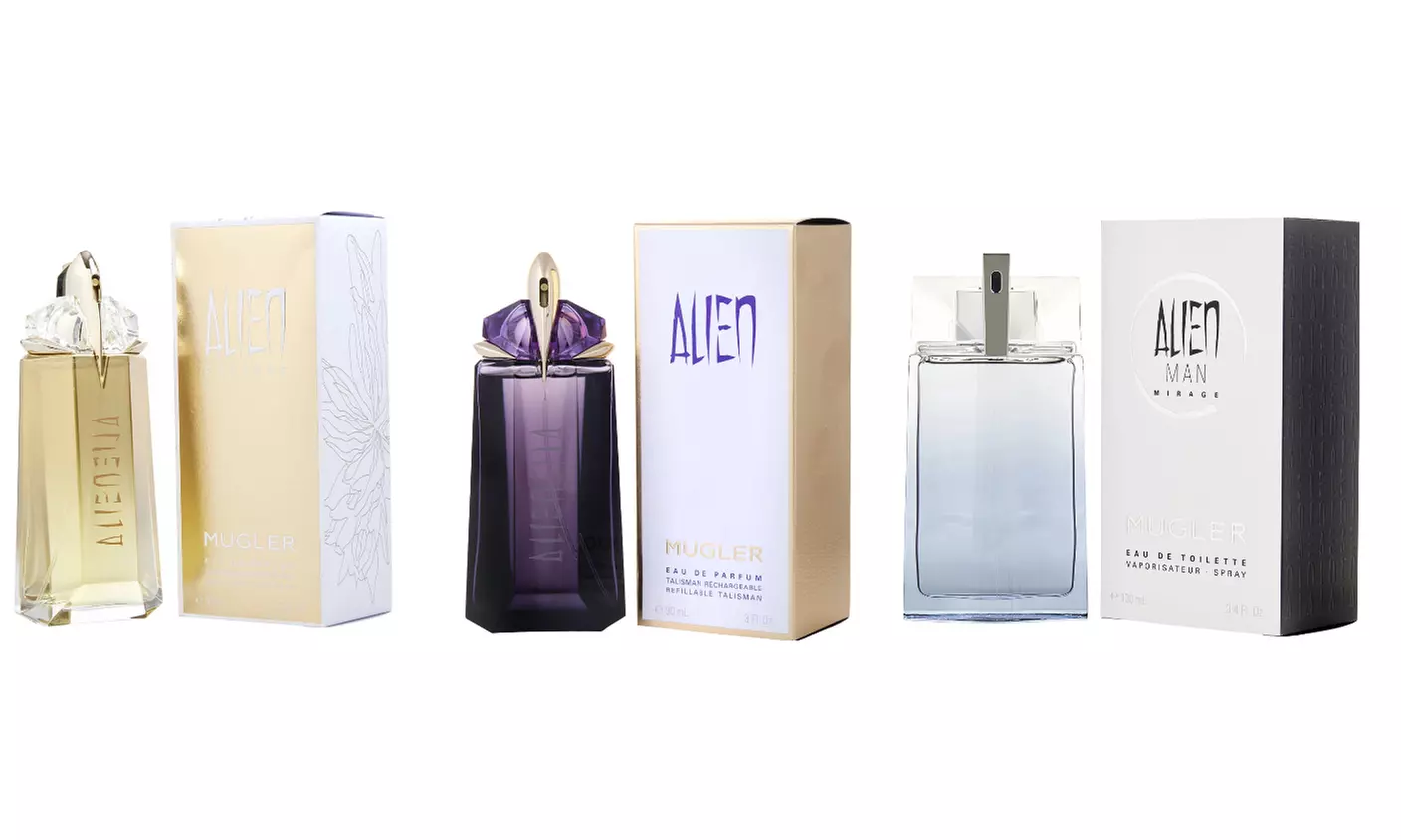 Thierry Mugler Alien, Alien Goddess EDP 3.0 oz  Women or Alien Man EDT 3.4oz