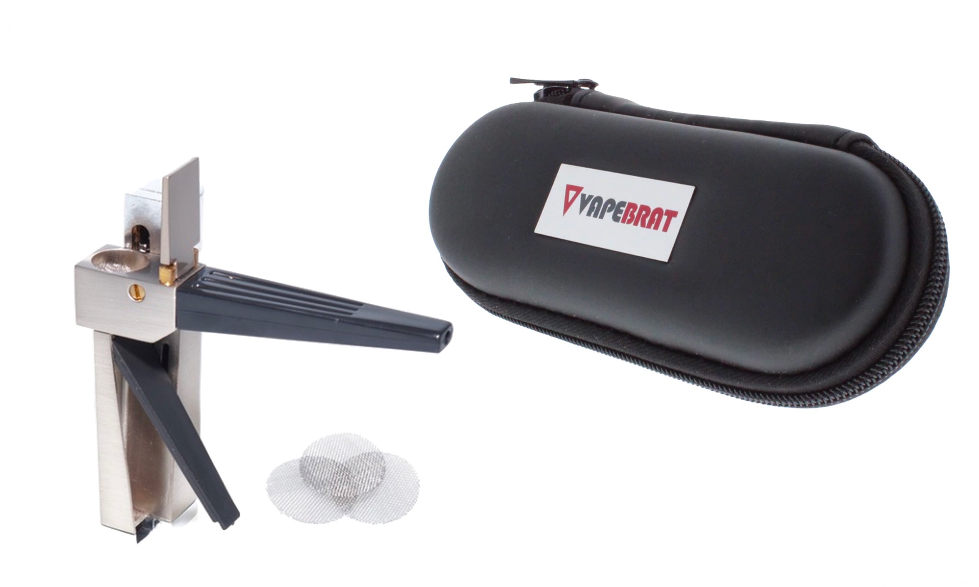 3 in 1 Stash, Pipe, and Lighter with Protective Travel Zipper Case