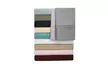 V&V Breathable Solid 400 Thread Count Egyptian Cotton Deep Pocket Sheet Set - Image 2
