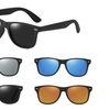 Image 2: Polarized Sunglasses for Women Men Classic Retro Rivet Shades Glasses