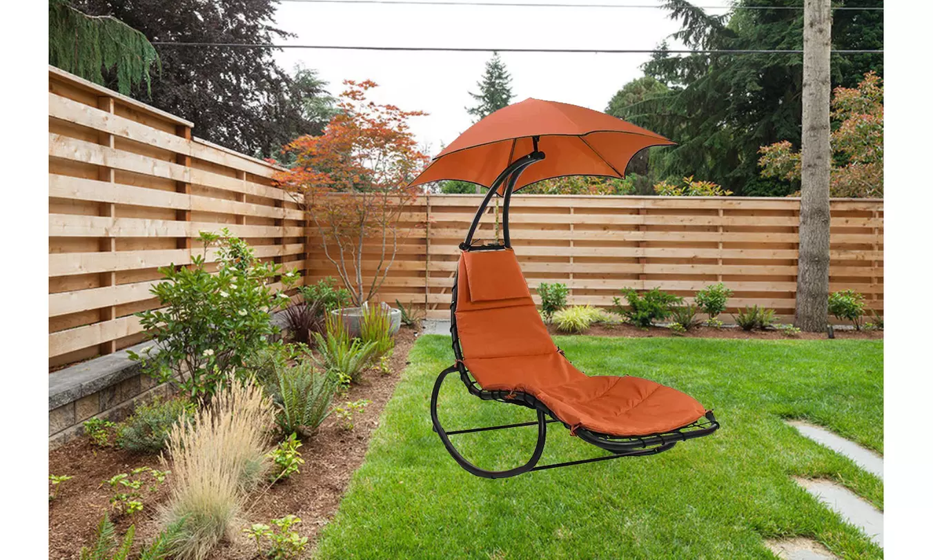 Outdoor Rocking Chaise Lounger Hammock Chair - Primary Image