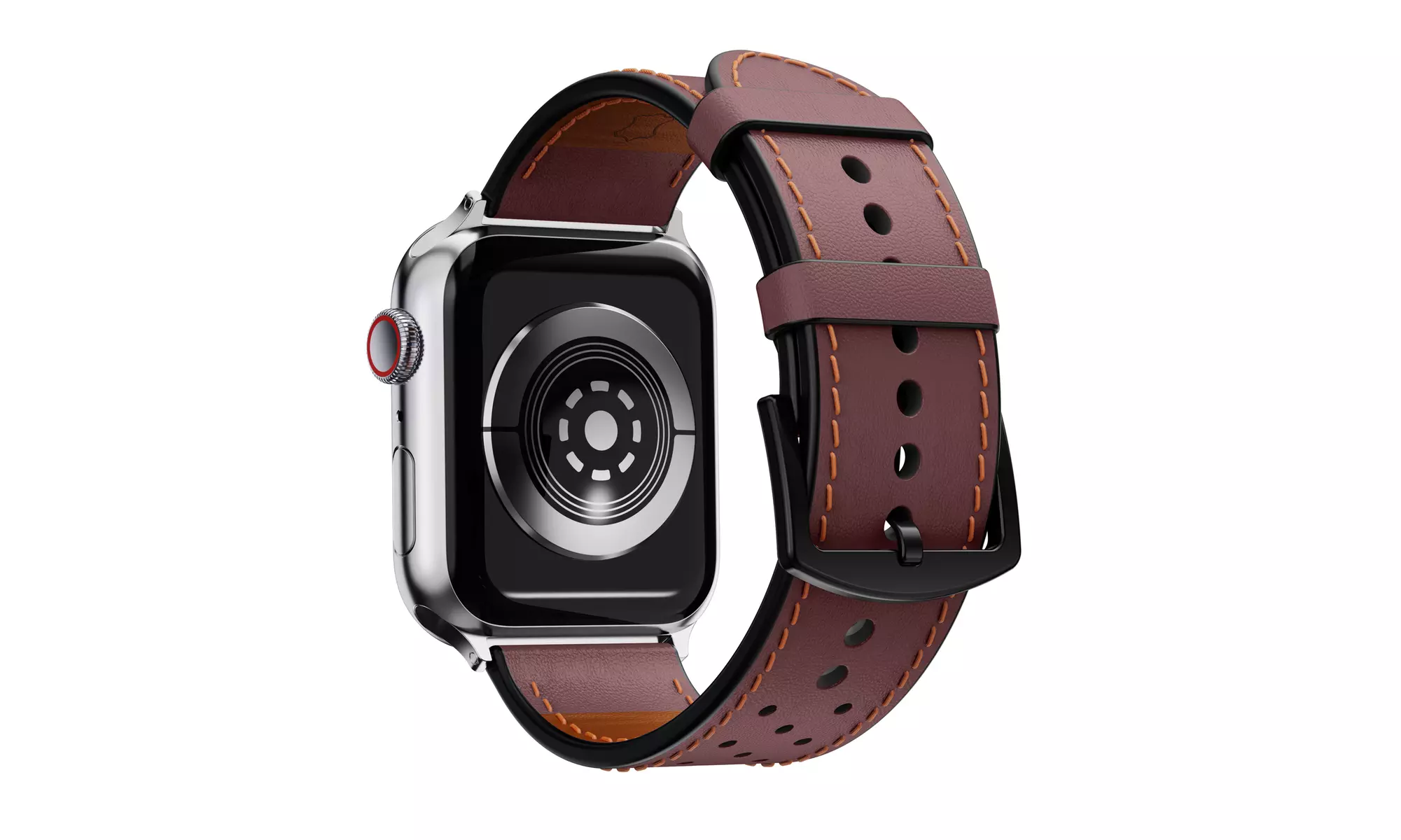 Waloo Leather & Metal Replacement Bands for Apple Watch - All Series