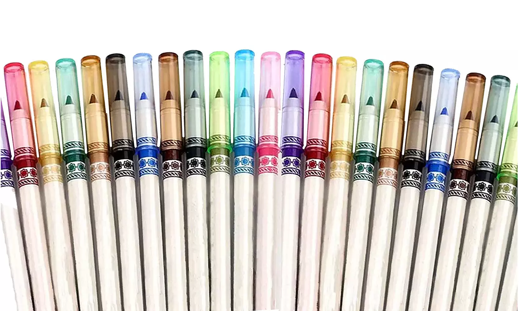 Professional Multicolor Eyeliner & LipLiner Precision Pencils (12 or 24-Pack) - Second Medium